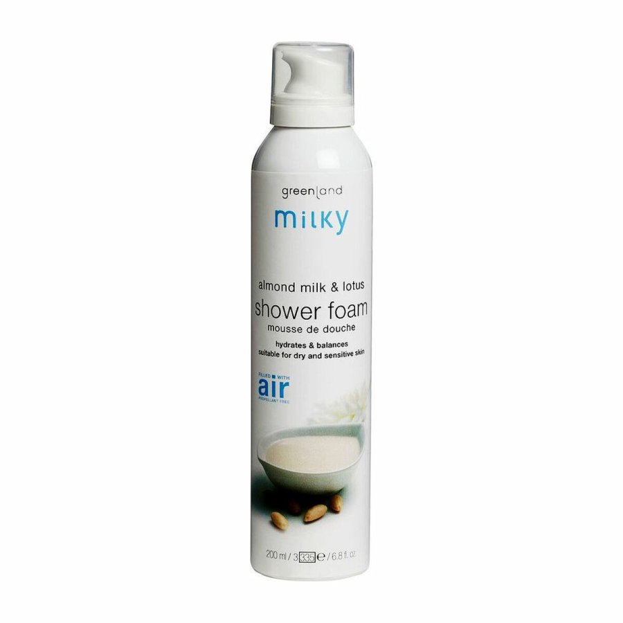 Bodylotion Greenland Shower Mousse Almond Milk (200 ml) #1