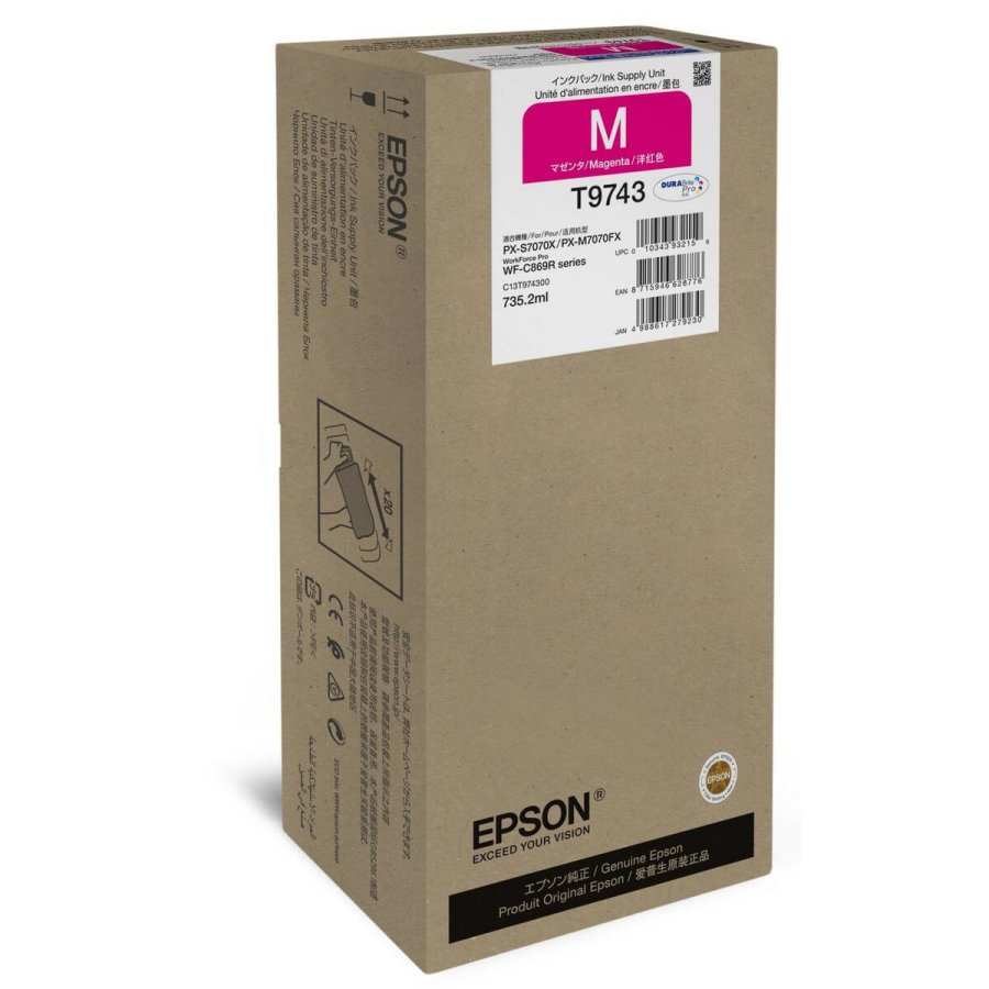 Original bl�kpatron Epson C13T97430N R�d Magenta #1