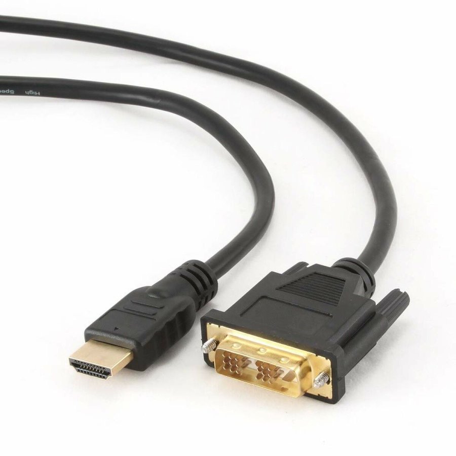 HDMI til DVI-adapter GEMBIRD 5m, HDMI/DVI, M/M Sort 5 m #7