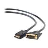 DisplayPort til DVI-mellemstik GEMBIRD CC-DPM-DVIM-6 1080 px (1,8 m) Sort #1