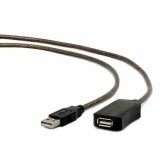 USB forlngerkabel GEMBIRD UAE-01-10M (10 m) Sort 10 m (1 enheder) #1