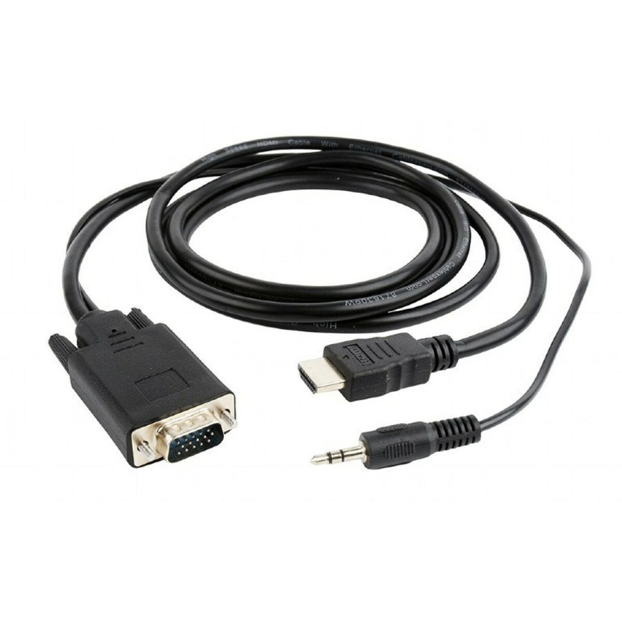 HDMI til VGA GEMBIRD CC-DP-HDMI-5M Sort 5 m #1