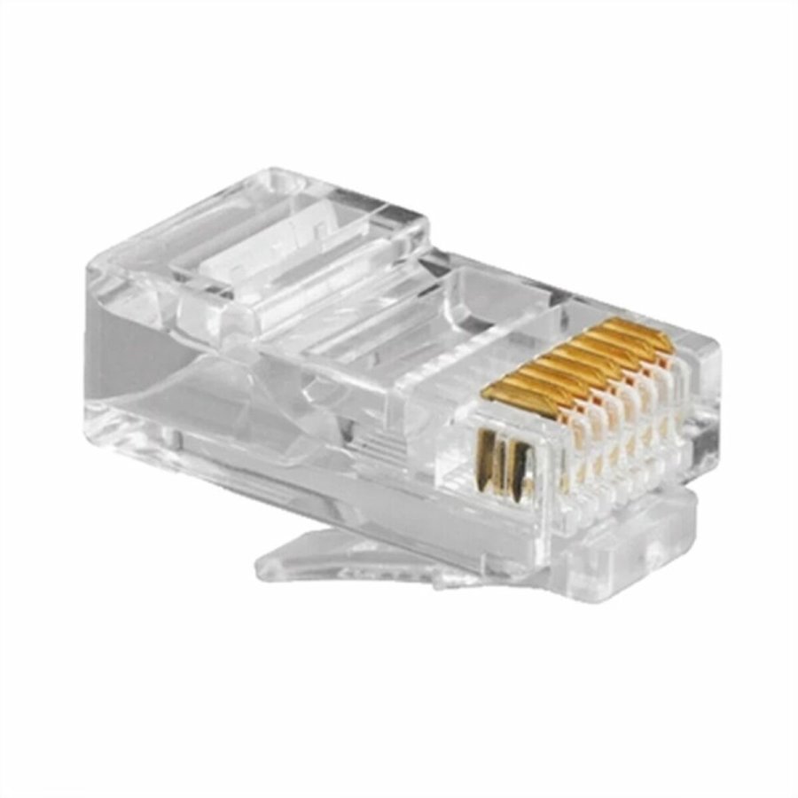 Kategori 5 UTP RJ45 stik GEMBIRD PLUG3UP6/100 100 uds Sort Gennemsigtig 100 enheder #1