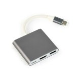 USB C til VGA-adapter GEMBIRD A-CM-HDMIF-02-SG #1