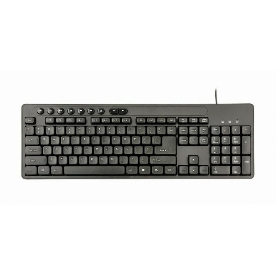 Tastatur og mus GEMBIRD KBS-UM-04 Sort Monochrome QWERTY Qwerty US #3
