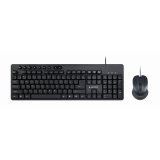 Tastatur og mus GEMBIRD KBS-UM-04 Sort Monochrome QWERTY Qwerty US #5