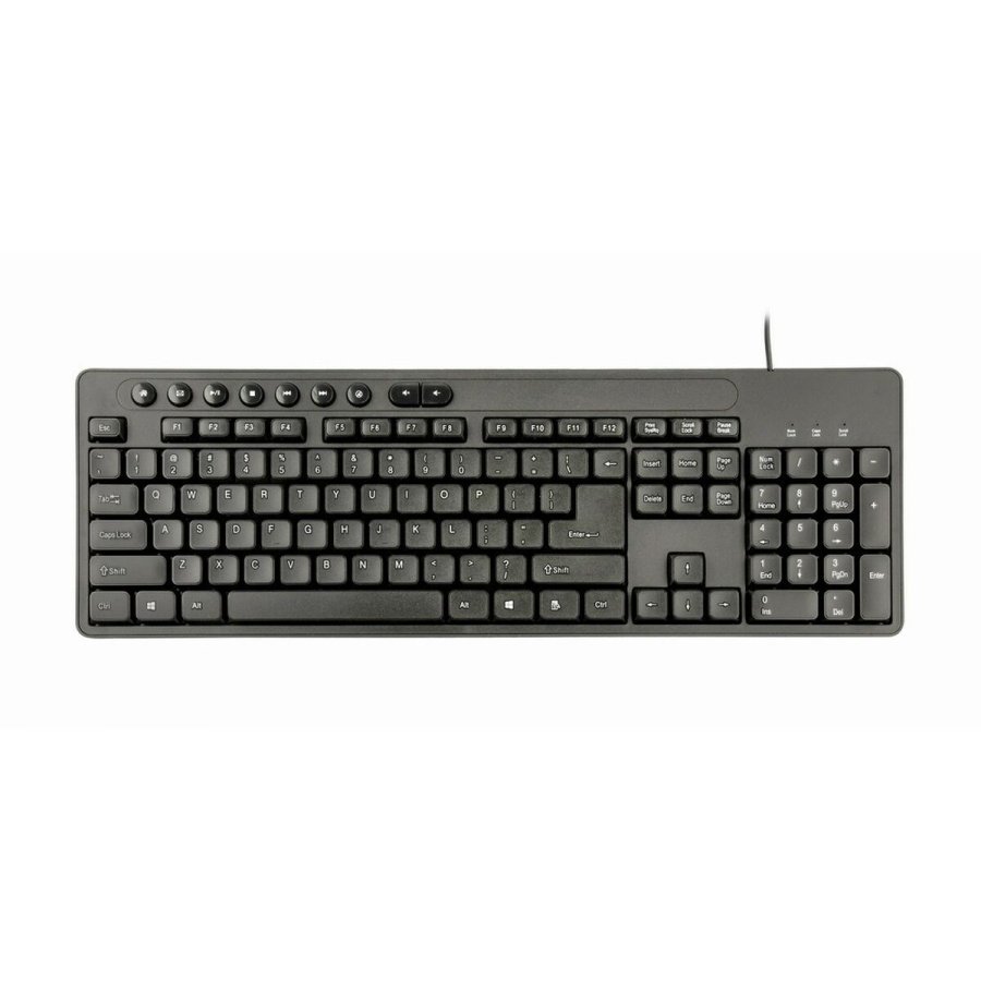 Tastatur og mus GEMBIRD KBS-UM-04 Sort Monochrome QWERTY Qwerty US #7