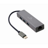 USB Hub GEMBIRD A-CMU3-LAN-01 Gr� #1
