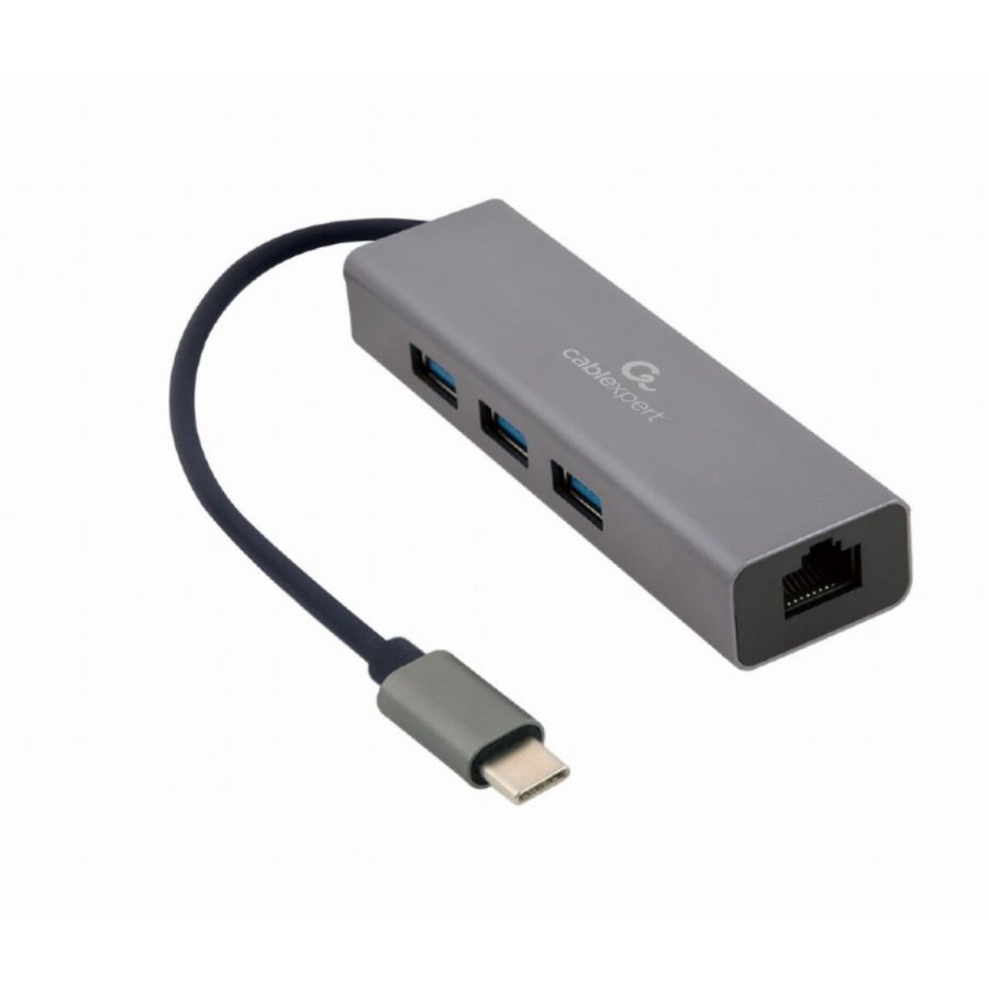 USB Hub GEMBIRD A-CMU3-LAN-01 Gr� #1