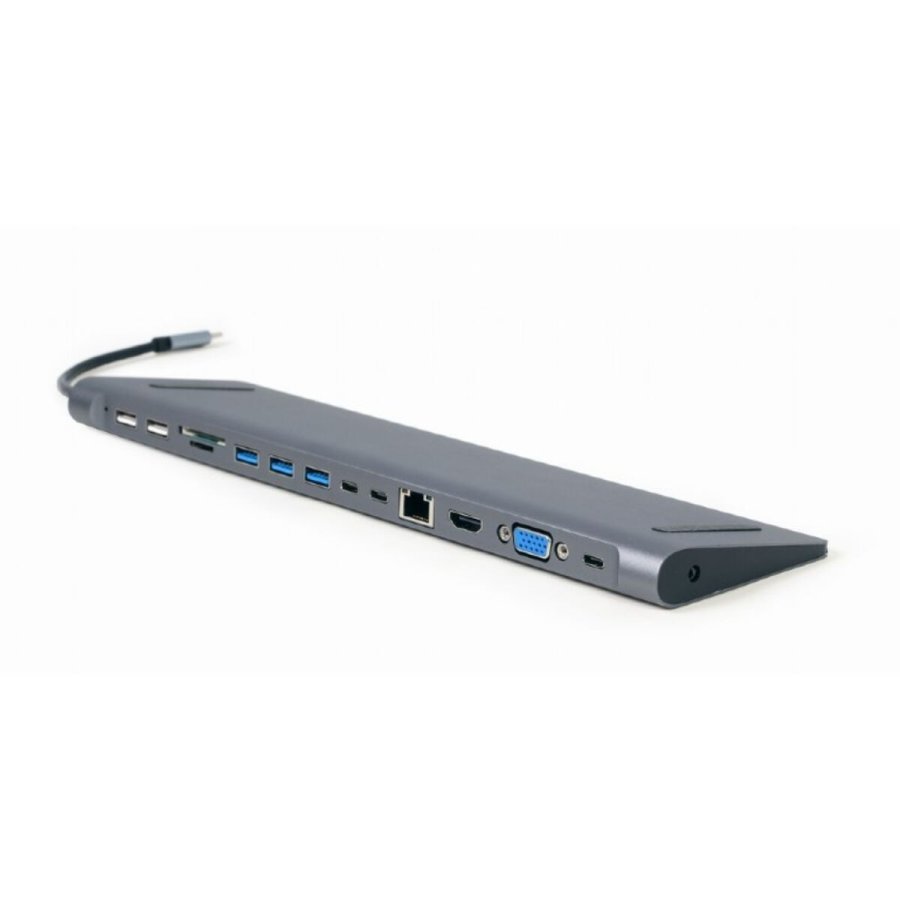 USB Hub GEMBIRD A-CM-COMBO9-01 Gr� #1