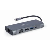USB Hub GEMBIRD A-CM-COMBO7-01 Gr� #1