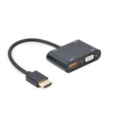 HDMI til VGA GEMBIRD A-HDMIM-HDMIFVGAF-01 Sort #1