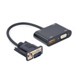 VGA til HDMI-adapter GEMBIRD A-VGA-HDMI-02 Sort #1