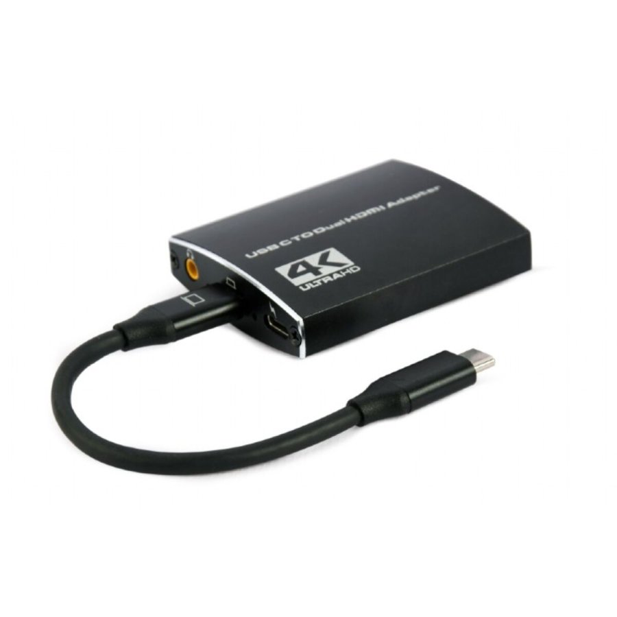 USB-C til HDMI-kabel GEMBIRD A-CM-HDMIF2-01 Sort #1