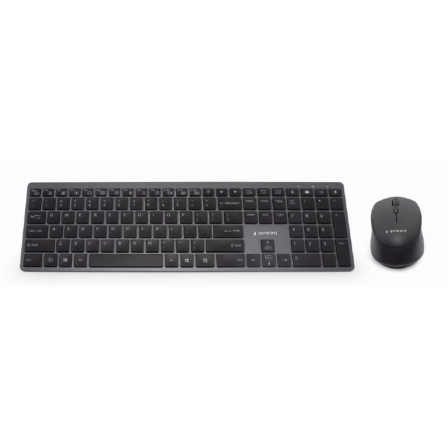 Tastatur GEMBIRD KBS-ECLIPSE-M500-ES Sort Spansk qwerty #1