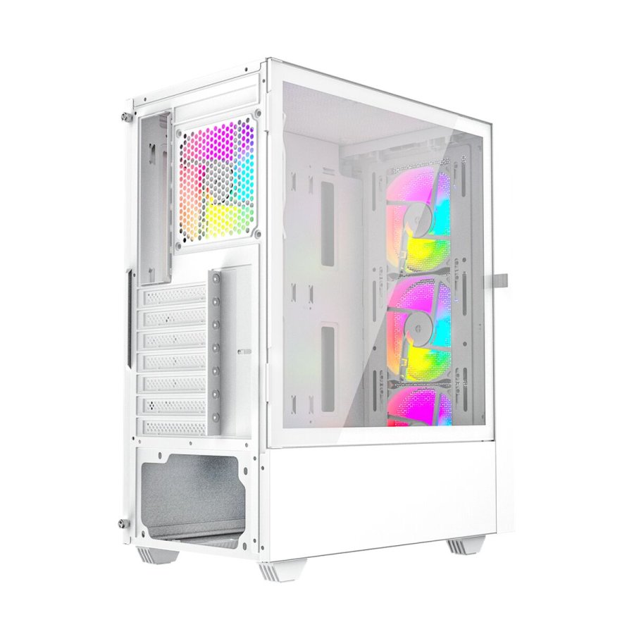 ATX Semi-t�rn kasse GEMBIRD Fornax 4000W ARGB Hvid Multifarvet #7