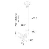 TV-holder Neomounts FPMA-C100SILVER 10