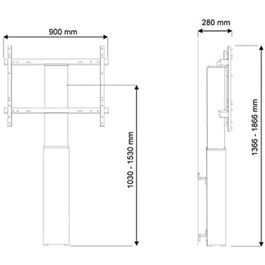 TV-holder Neomounts PLASMA-W2250BLACK 42
