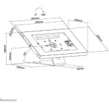 Tablet-holder Neomounts DS15-630WH1 Hvid Sort #4