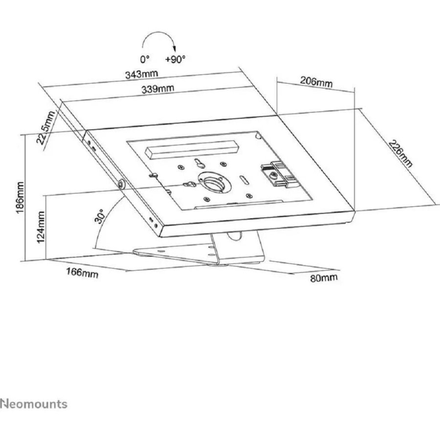 Tablet-holder Neomounts DS15-630WH1 Hvid Sort #4