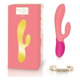 Dual Stimulation Vibe Rianne S Essentials Xena Rabbit Koral Pink #1