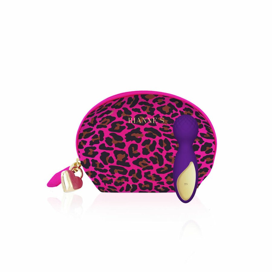 Tryllepind Massageapparat Lovely Leopard Mini Rianne S Pink Gylden Lilla #2