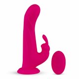 Kanin Vibrator Whirl-Pulse & Remote Control  FeelzToys Fuchsia #1