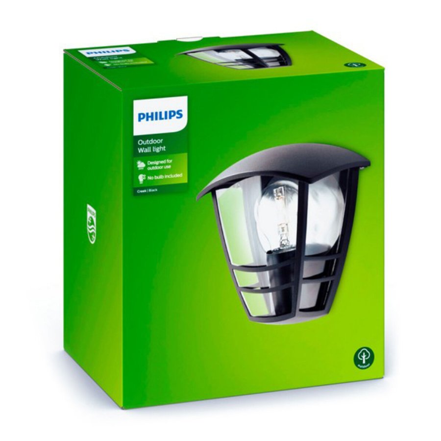 V�glampe Philips 15387/30/16 Sort Aluminium 60 W E27 #2