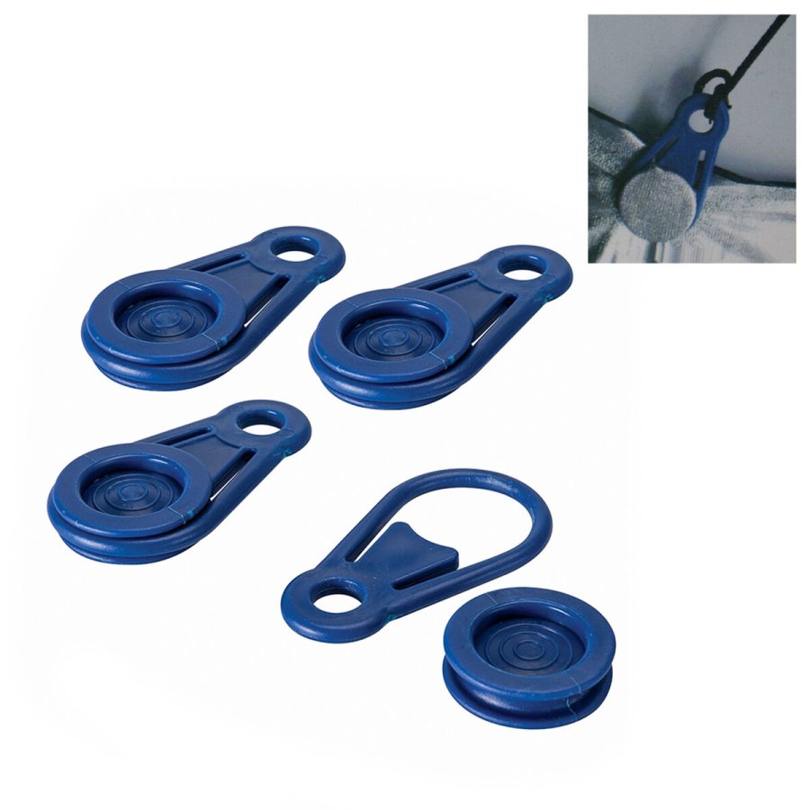 Awning and tarpaulin clamps set Bensontools Clip Bl� 6 enheder � 0,44 x 8,3 cm #1