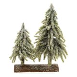 Juletr Dobbelt snefald Trbund (28 x 16 x 28 cm) #1