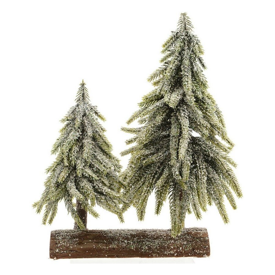 Juletr Dobbelt snefald Trbund (28 x 16 x 28 cm) #1