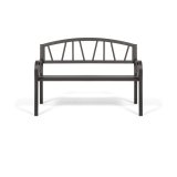 B�nk med rygl�n Antracit Jern (123 X 53 X 86 cm) #2