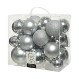 Julekugler Decoris Slvfarvet Skinnende (26 Dele) #1