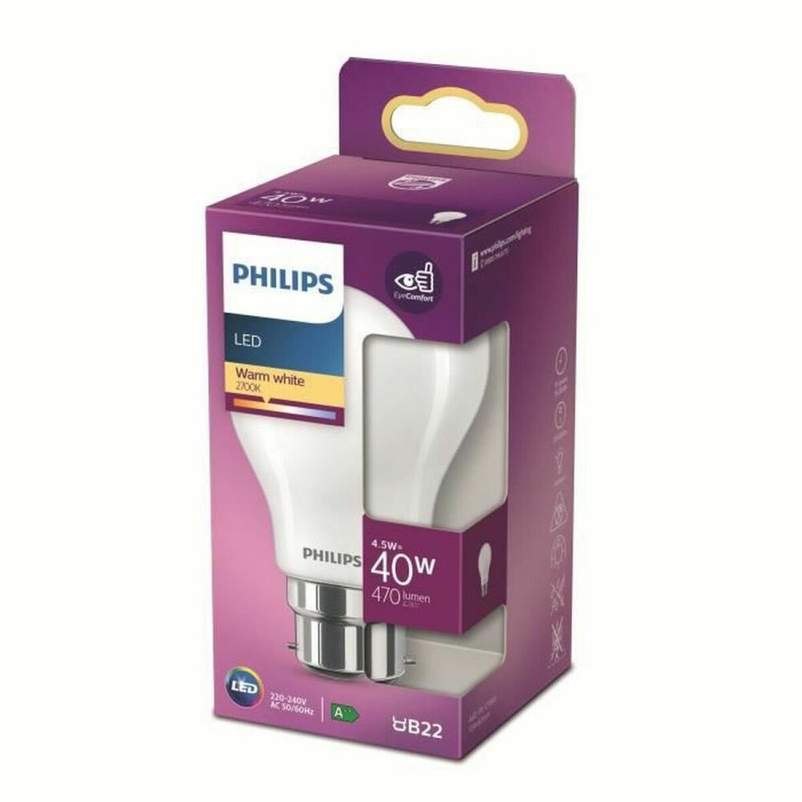 LED-lampe Philips 8718699762476 Hvid F 40 W B22 (2700 K) #3