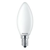 LED-lampe Philips Stearinlys Hvid F 40 W 4,3 W E14 470 lm 3,5 x 9,7 cm (4000 K) #1