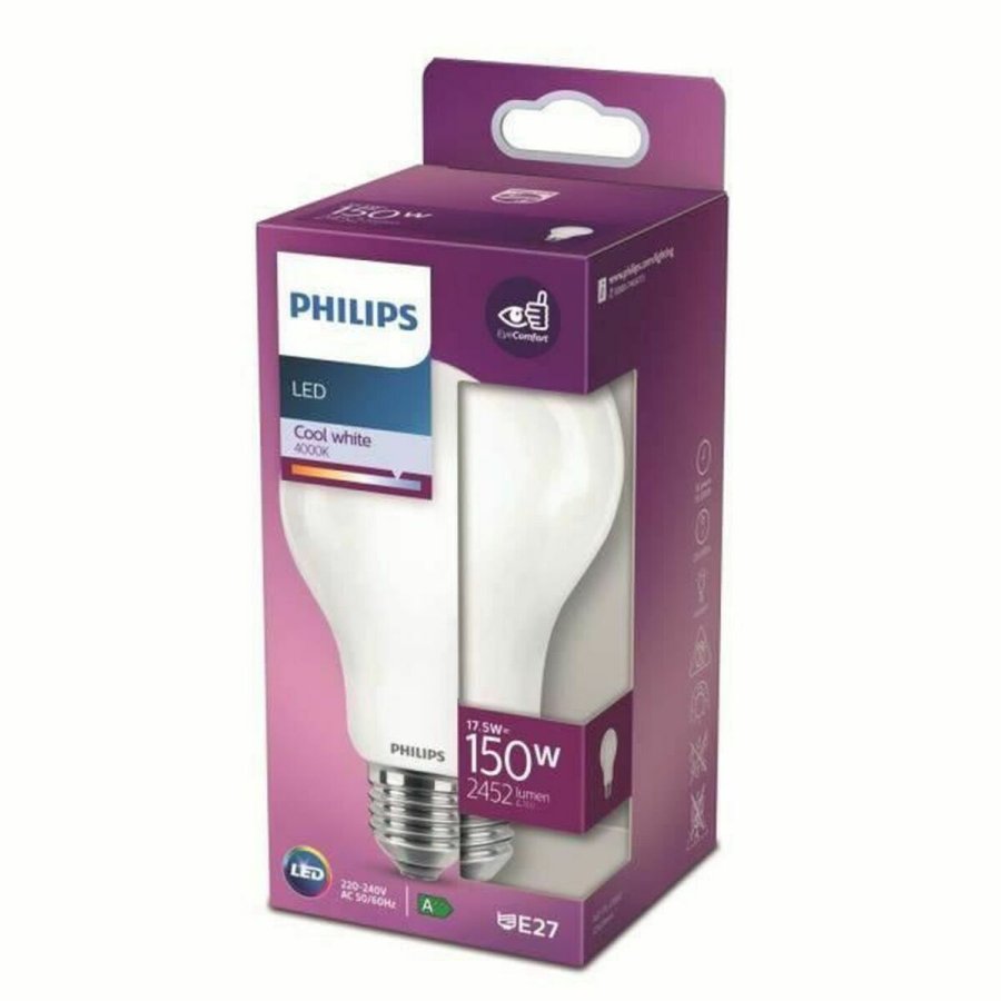 LED-lampe Philips D 150 W 17,5 W E27 2452 lm 7,5 x 12,1 cm (4000 K) #3