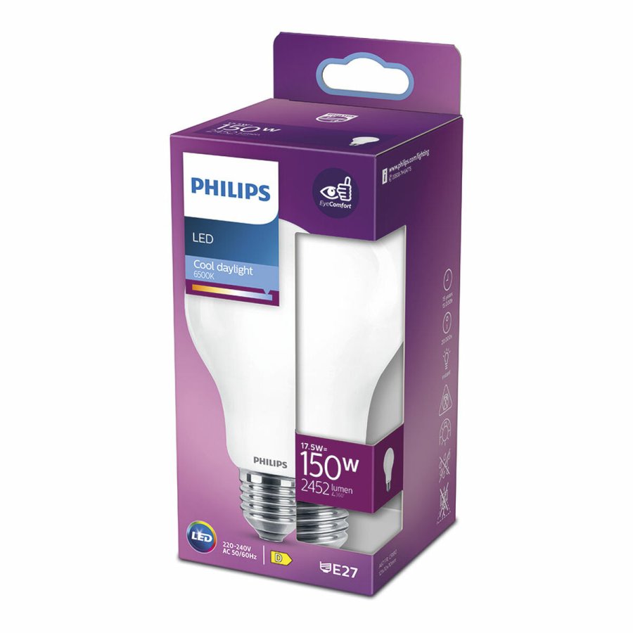 LED-lampe Philips D 150 W 17,5 W E27 2452 lm 7,5 x 12,1 cm (6500 K) #3