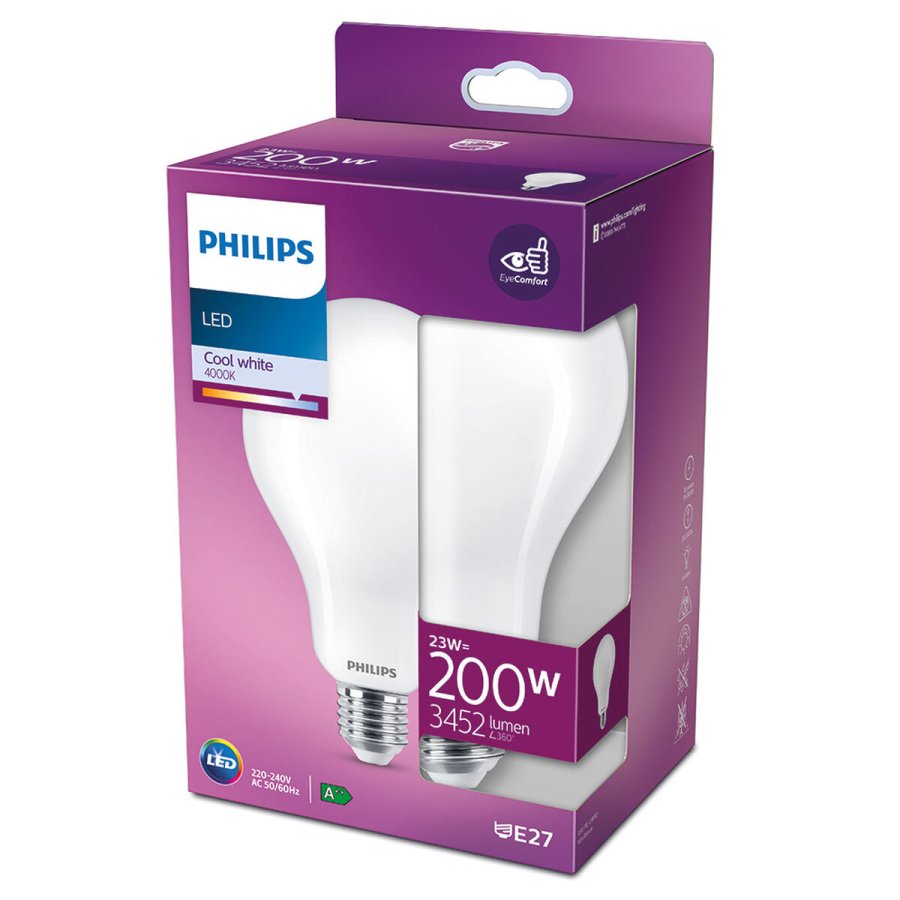 LED-lampe Philips Standard D 23 W E27 3452 Lm � 9,5 x 16,5 cm (4000 K) #2