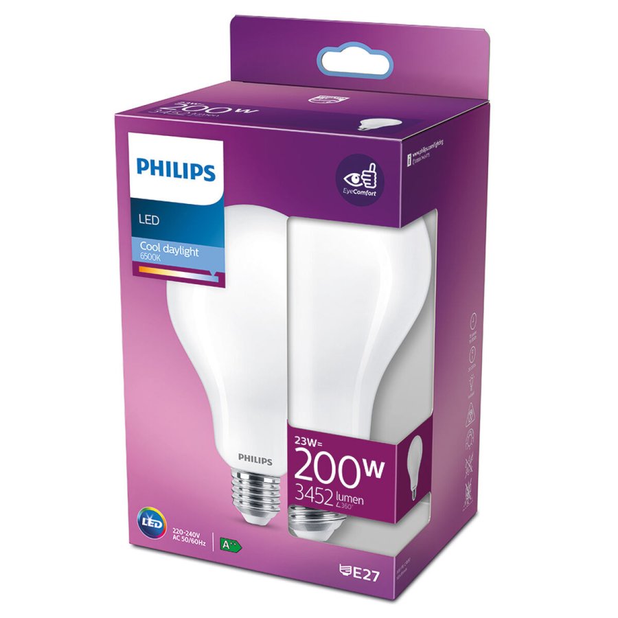 LED-lampe Philips Standard D 23 W E27 3452 Lm � 9,5 x 16,5 cm (6500 K) #2