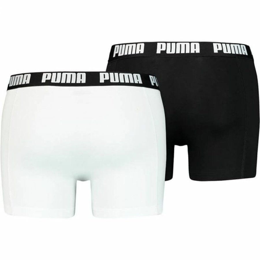 Boxershorts til mnd Puma Hvid 2 enheder #2