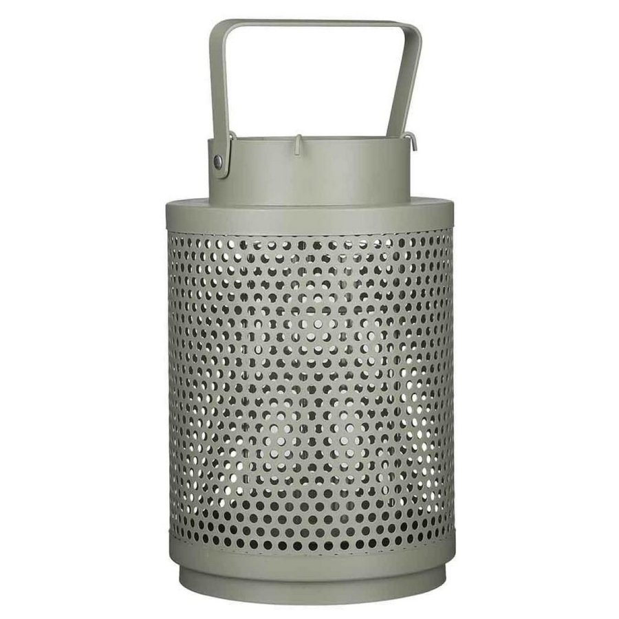 Laantarn Mica Decorations Barney Lyseholder Metal Grn ( 16 x 25 cm) #1