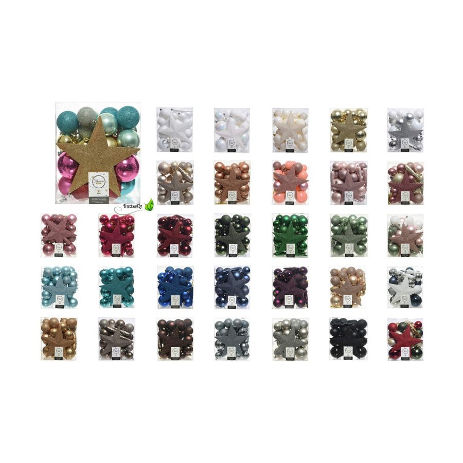 Julekugler Decoris Plastik 33 Dele #5