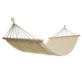 Hngekje Kitchen Goods Hawaii Glat Udvendig Hvid Tekstil Birk (200 x 100 cm) #1