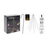 LED gardin Sort Varm hvid #3