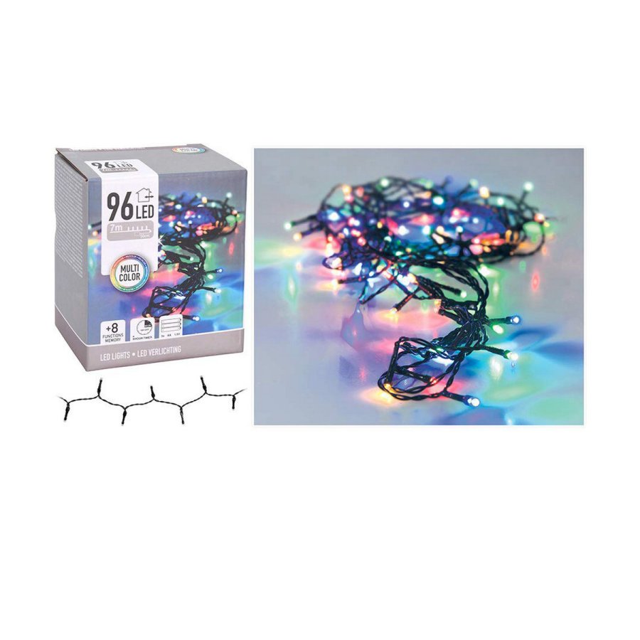 LED guirlande Multifarvet 7,5 m #2