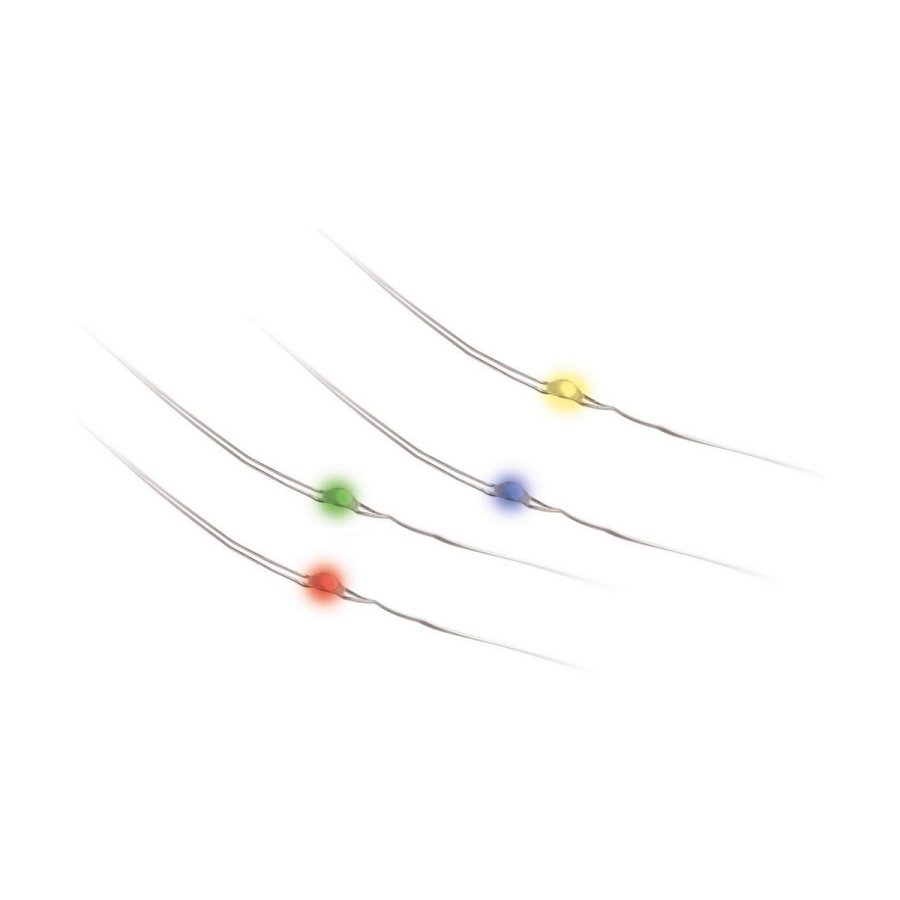 LED guirlande Multifarvet 1,5 m #2