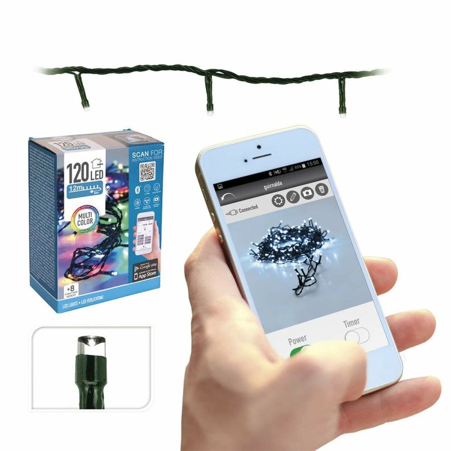 LED guirlande Multifarvet 17 m (1 enheder) #1