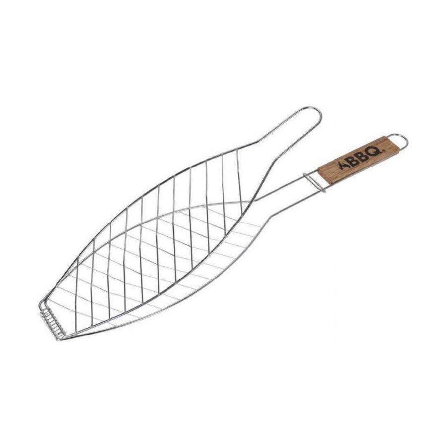 Grillgrill til fisk Rustfrit stl (14 x 58 cm) #1