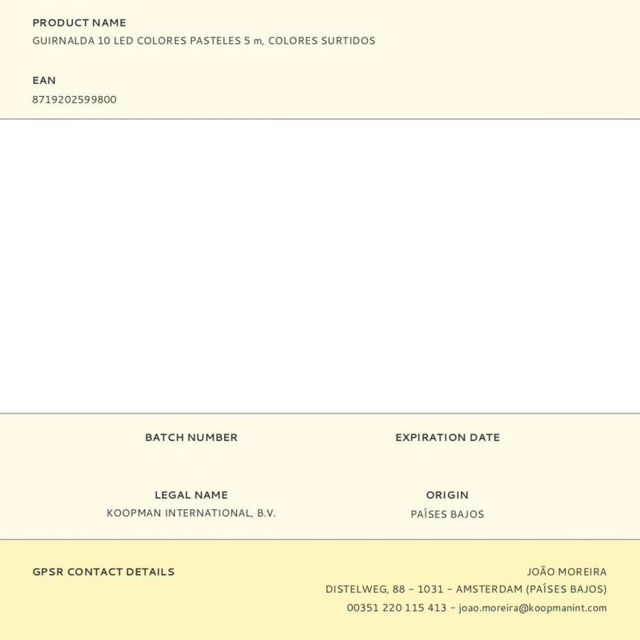 LED guirlande BASIC & CO Varm hvid 5 m #4