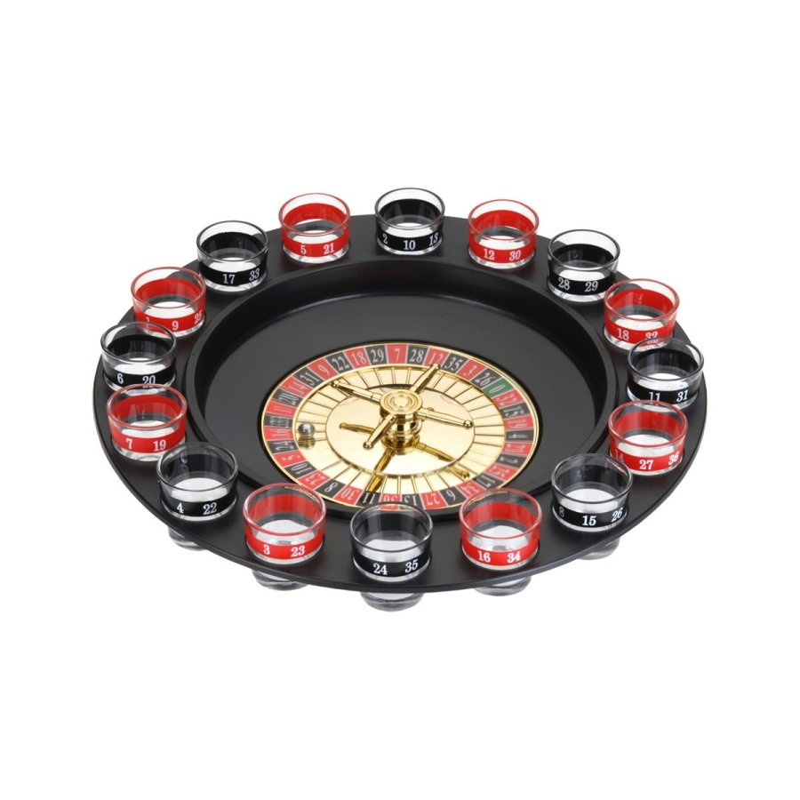 Drukspil Casino Roulette 90267 18 pcs Glas #1